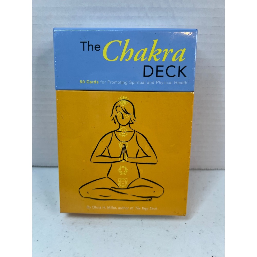 The Chakra Deck 50 Cards Olivia H Miller Chronicle Books Yoga Meditation New